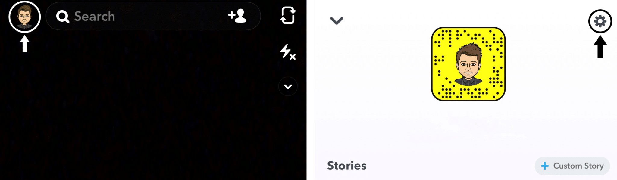 log out and log in to Snapchat