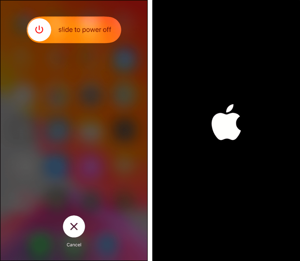restart iphone or iOS device to fix LinkedIn notifications or alerts not working or showing