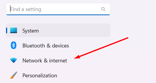 Revert to default network settings on Windows